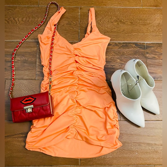 ๐ Pink Peach ๐ Small dress - Picture 1 of 5